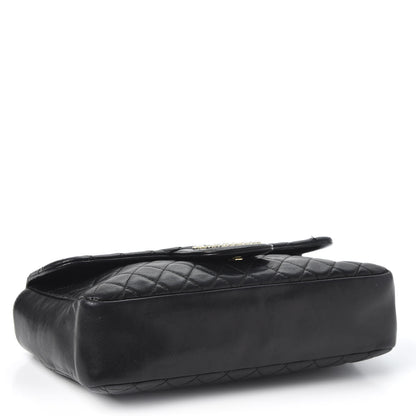 Chanel Lambskin Quilted Medium Westminster Pearl Flap Black 3 of 10