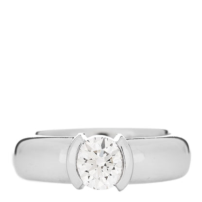 Tiffany Platinum Diamond .71ct Etoile Solitaire Engagement Ring 47 4 1 of 7