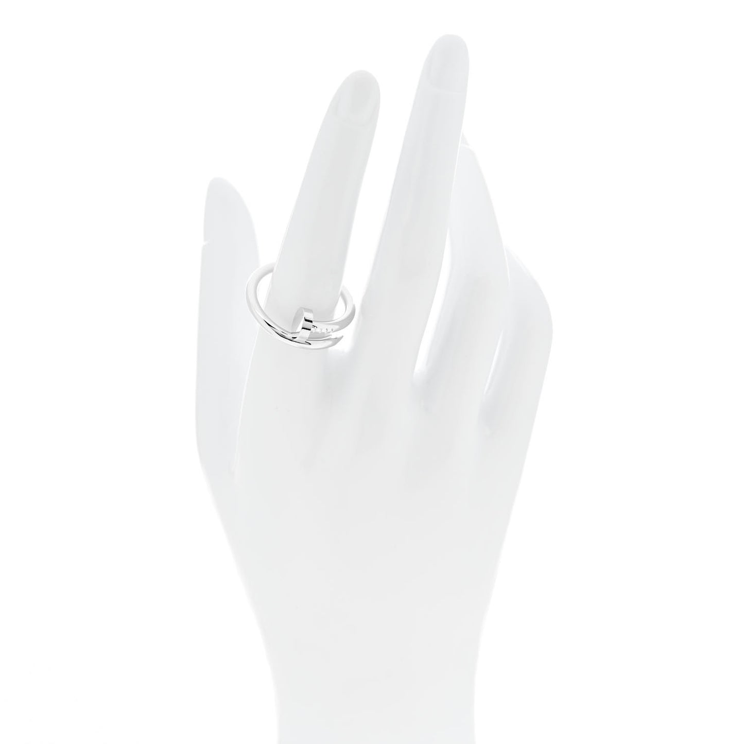 18K White Gold Juste Un Clou Ring 60 9