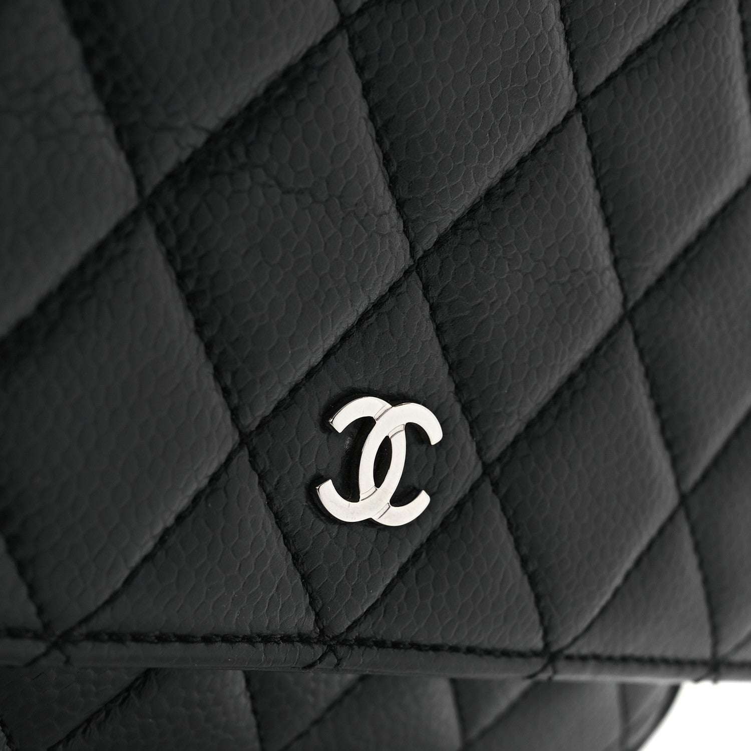 Chanel Caviar Quilted Wallet On Chain WOC Black 14 of 14