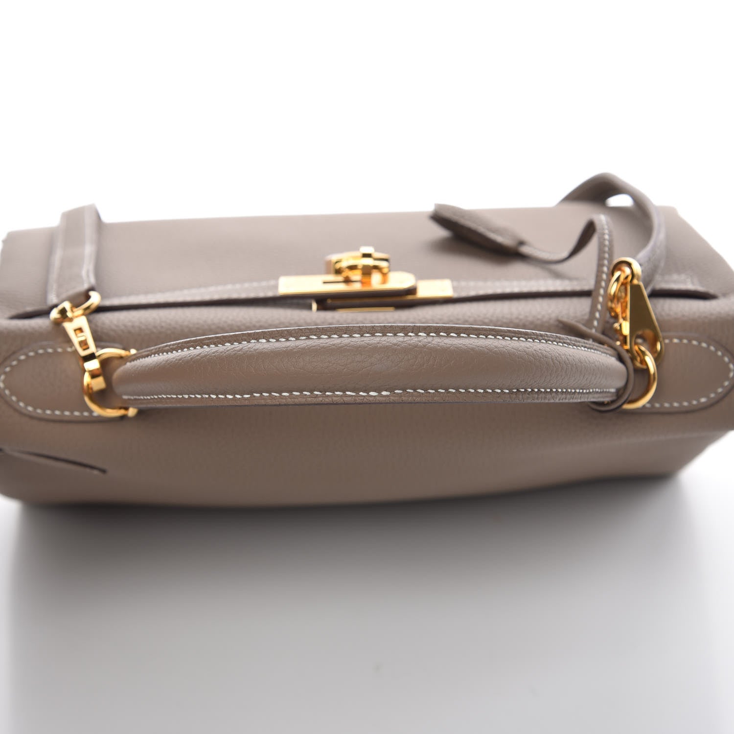 Hermes Togo Kelly Retourne 32 Etoupe 7 of 30