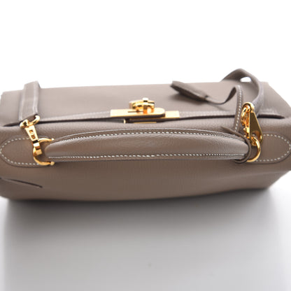 Hermes Togo Kelly Retourne 32 Etoupe 7 of 30