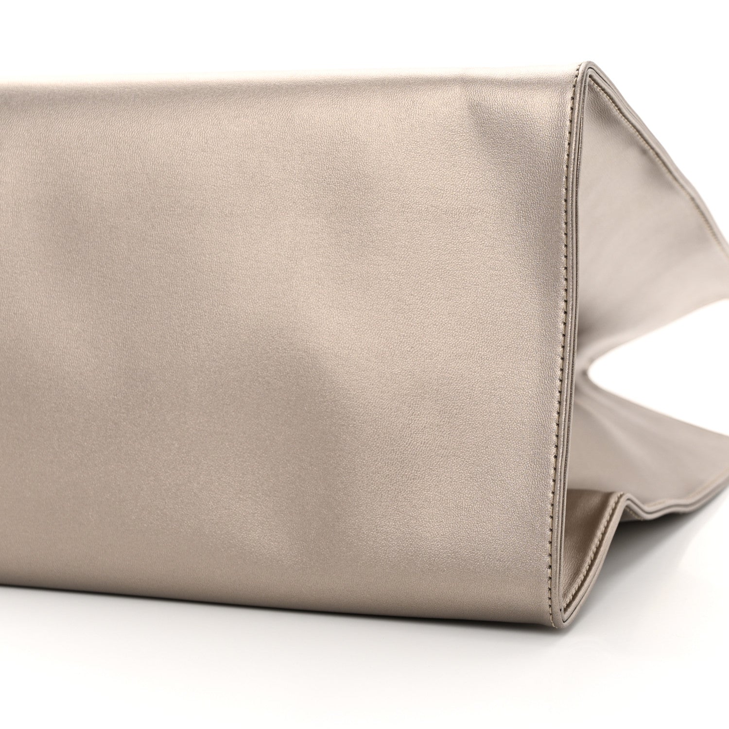 Telfar Metallic Vegan Leather Large Shopping Bag Bronze 10 of 11