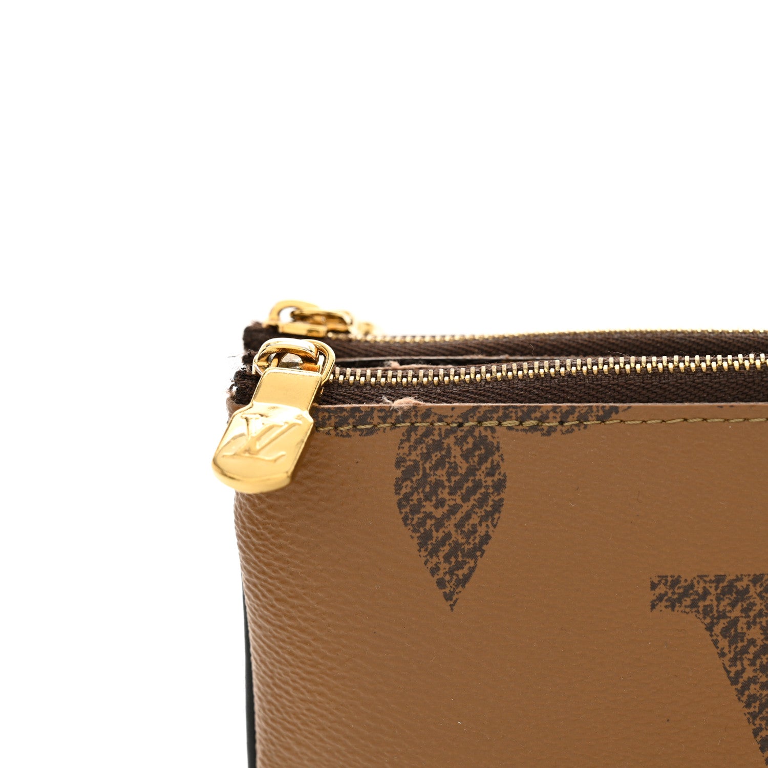 Louis Vuitton Reverse Monogram Giant Double Zip Pochette 11 of 12