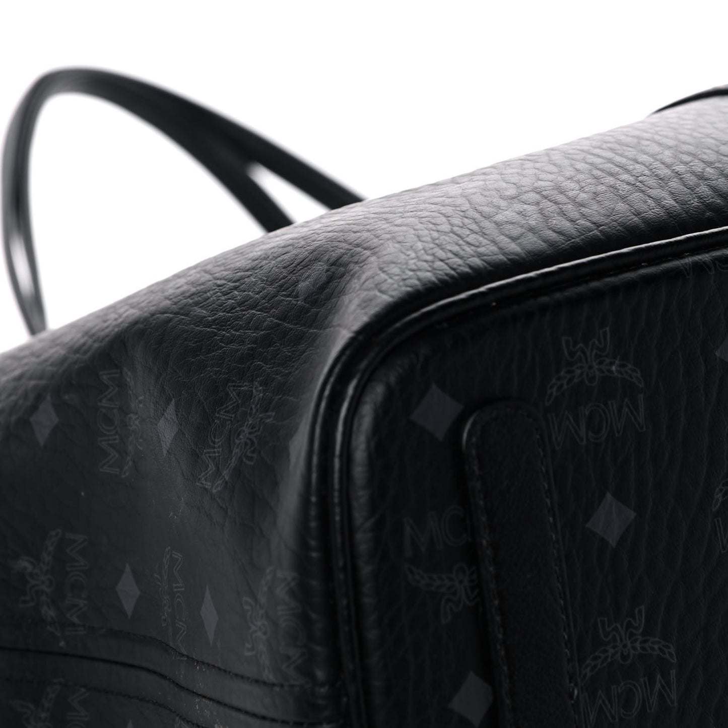 Visetos Medium Liz Reversible Shopper Tote Black