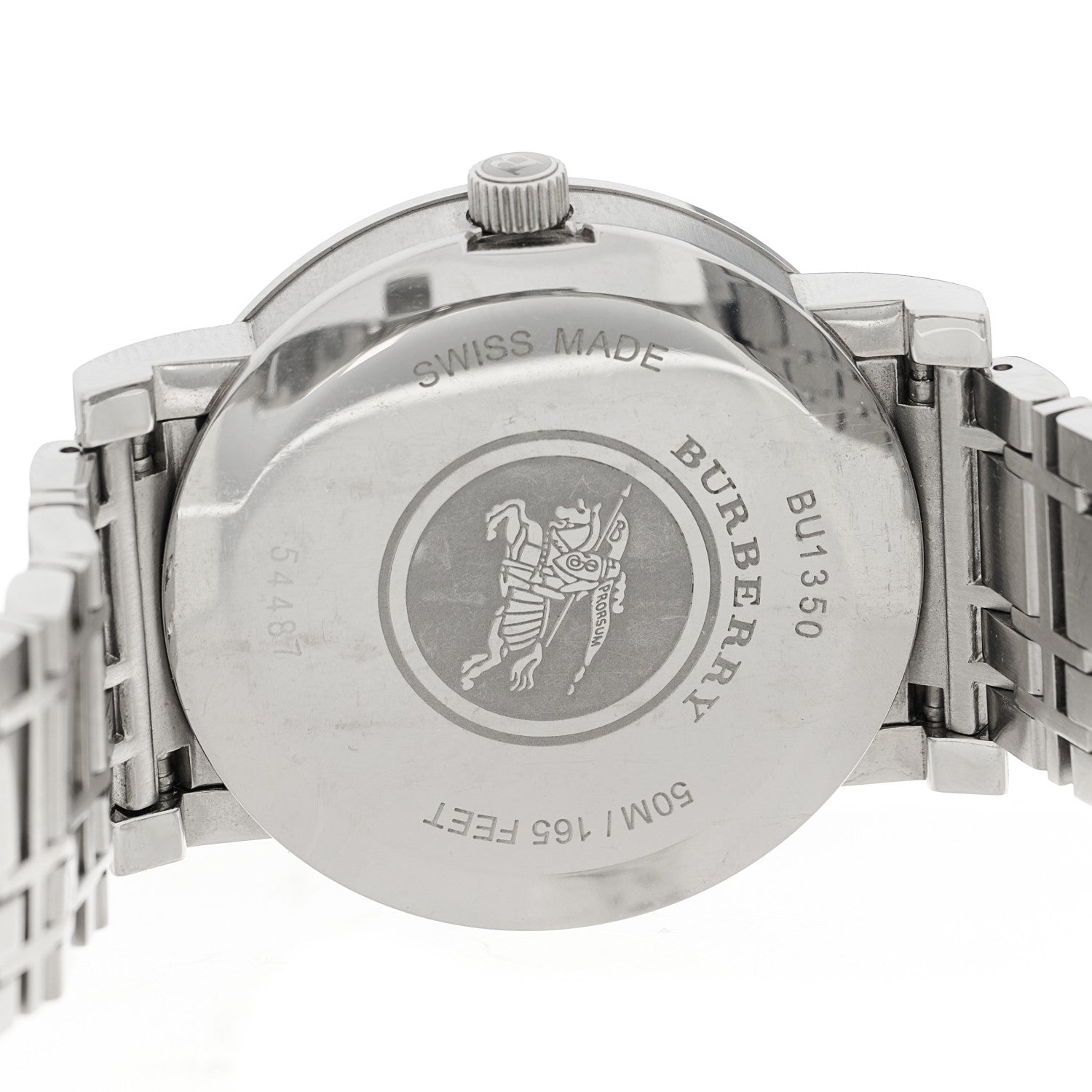Burberry Stainless Steel 38mm Heritage Quartz Watch 4 of 5
