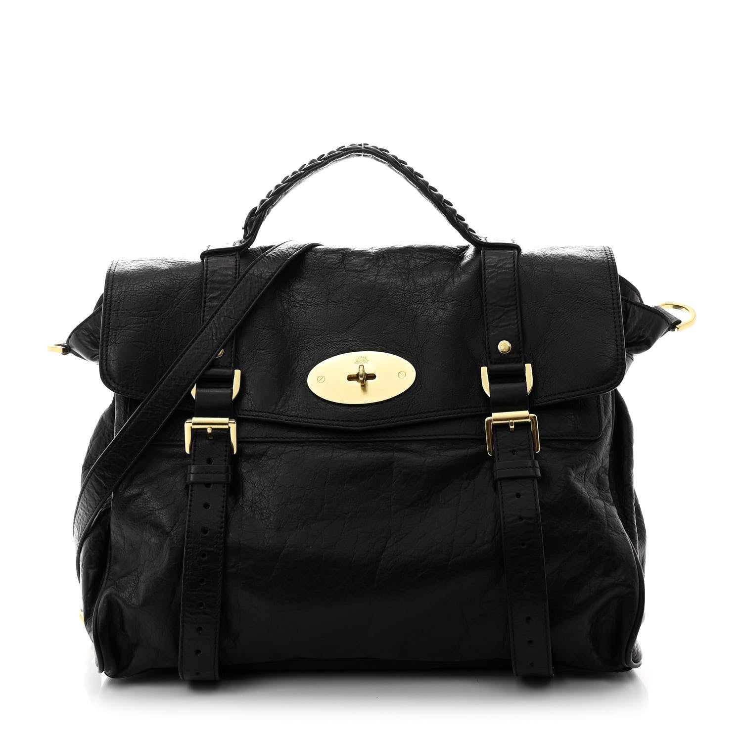 Mulberry Soft Buffalo Oversized Alexa Black 1 of 10