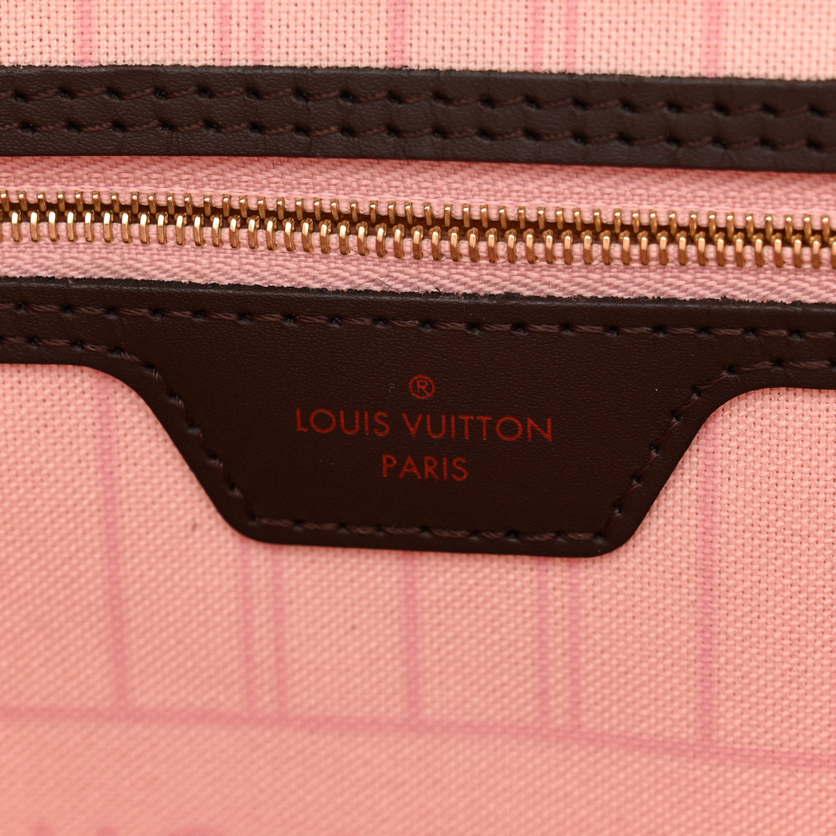 Damier Ebene Neo Neverfull MM Rose Ballerine