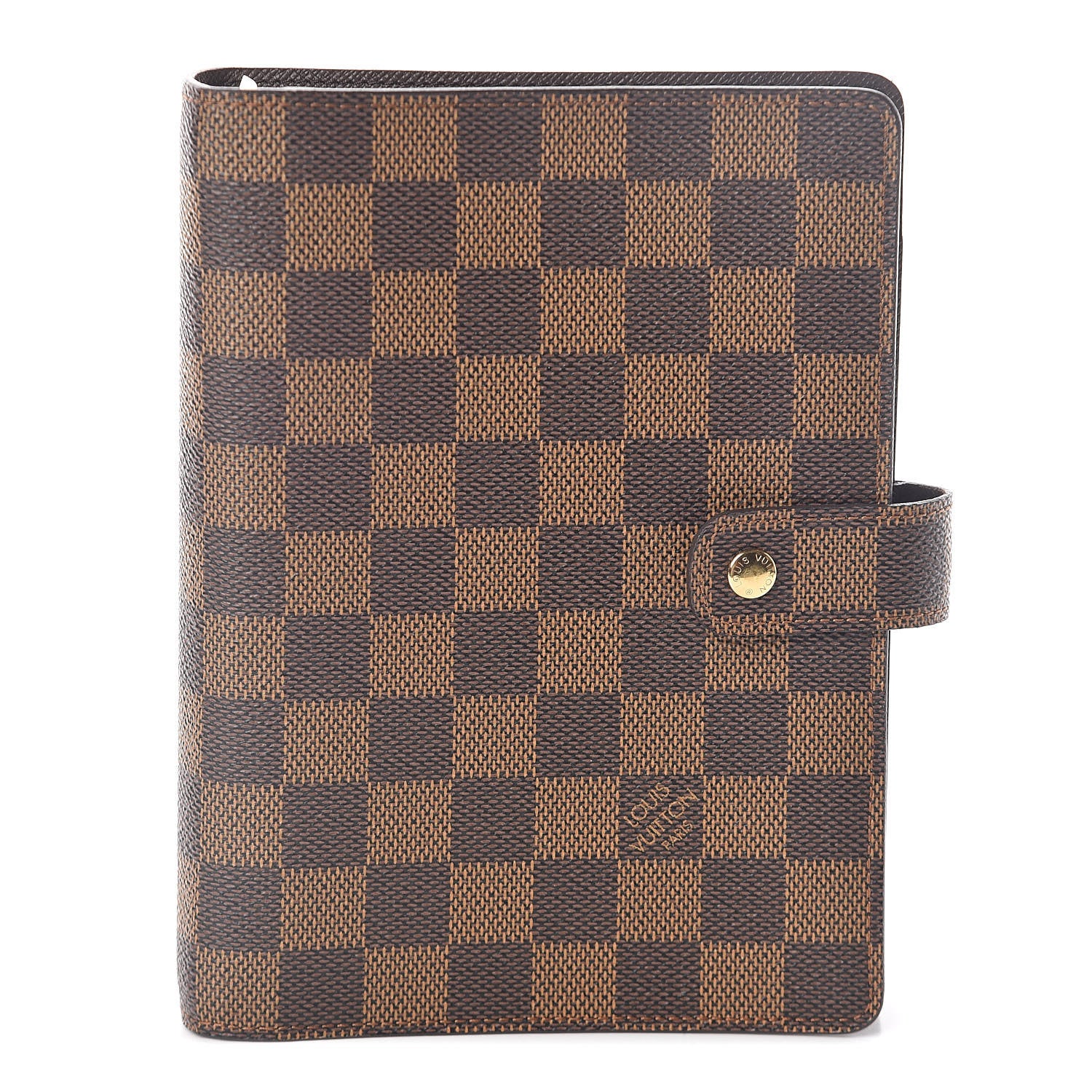 Louis Vuitton Damier Ebene Medium Ring Agenda Cover 1 of 6