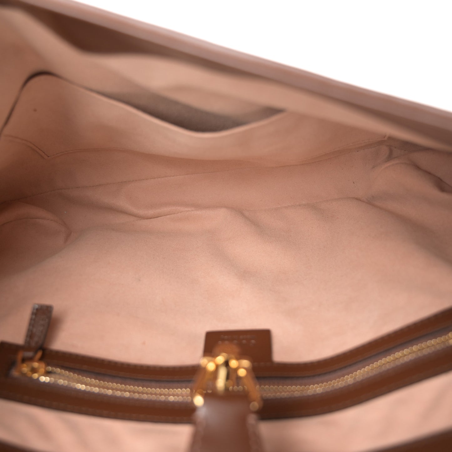 GG Supreme Monogram Azalea Calfskin Web Medium Jackie 1961 Hobo Beige Ebony Brown Sugar