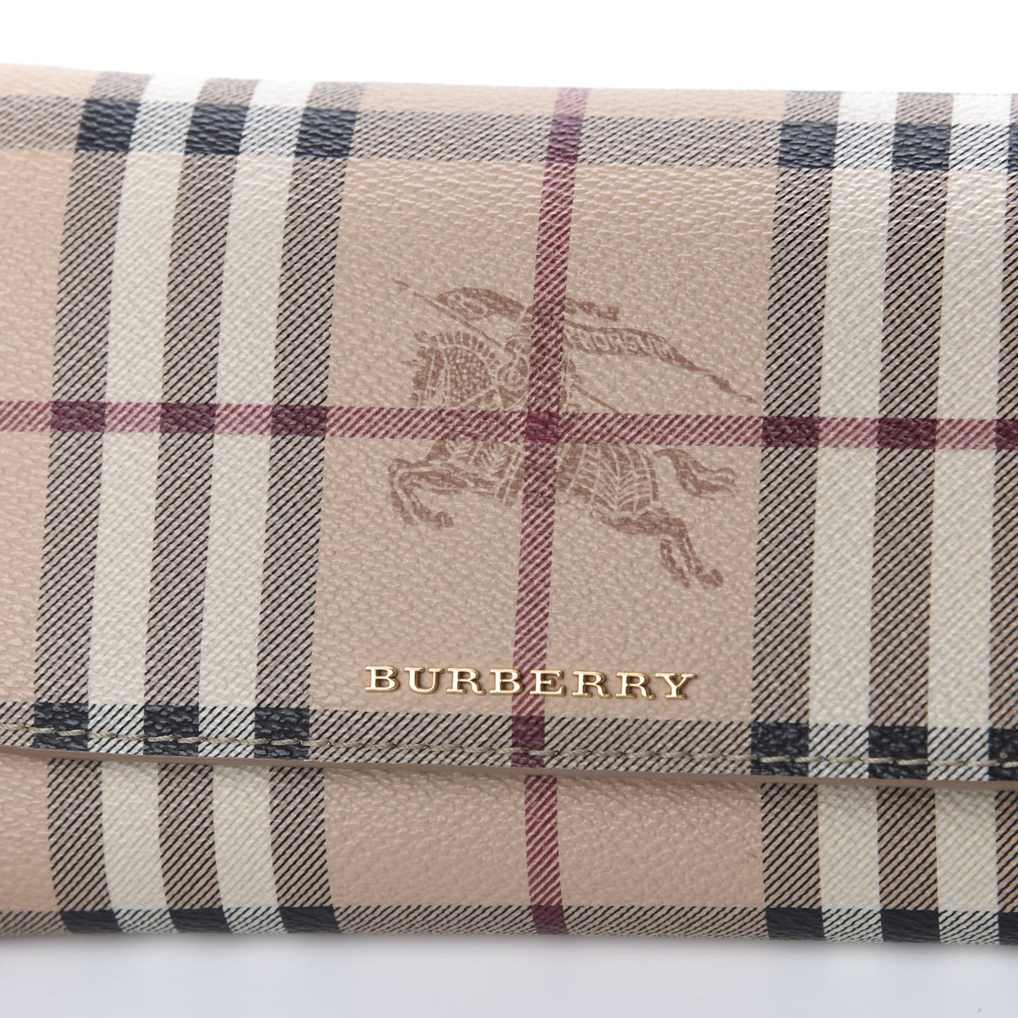 Haymarket Check Henley Wallet On Chain Mid Camel