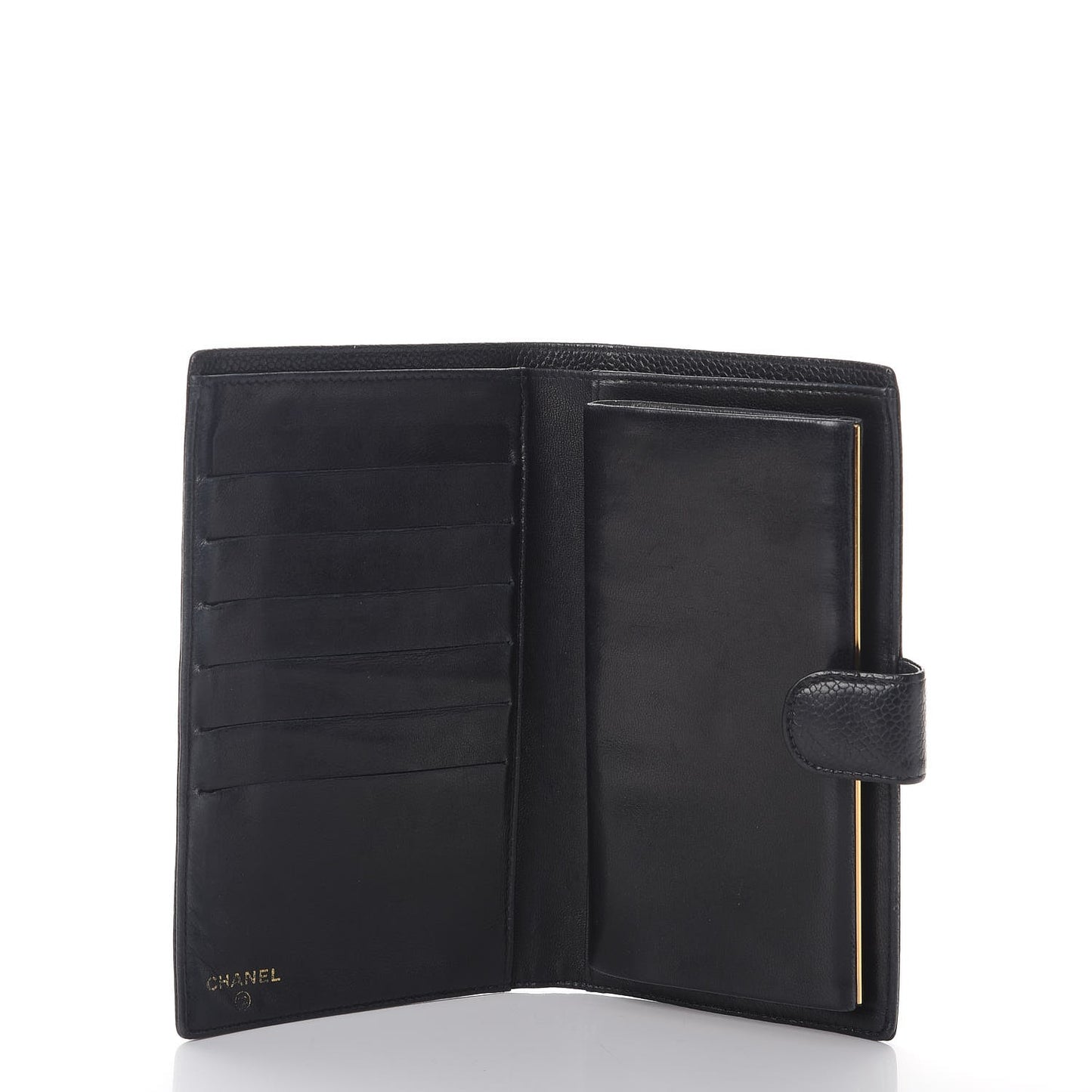 Caviar Timeless CC French Wallet Black