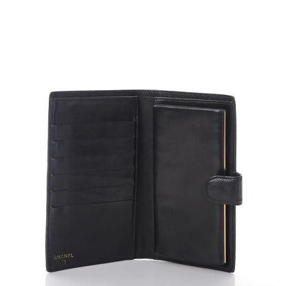 Chanel Caviar Timeless CC French Wallet Black 5 of 11