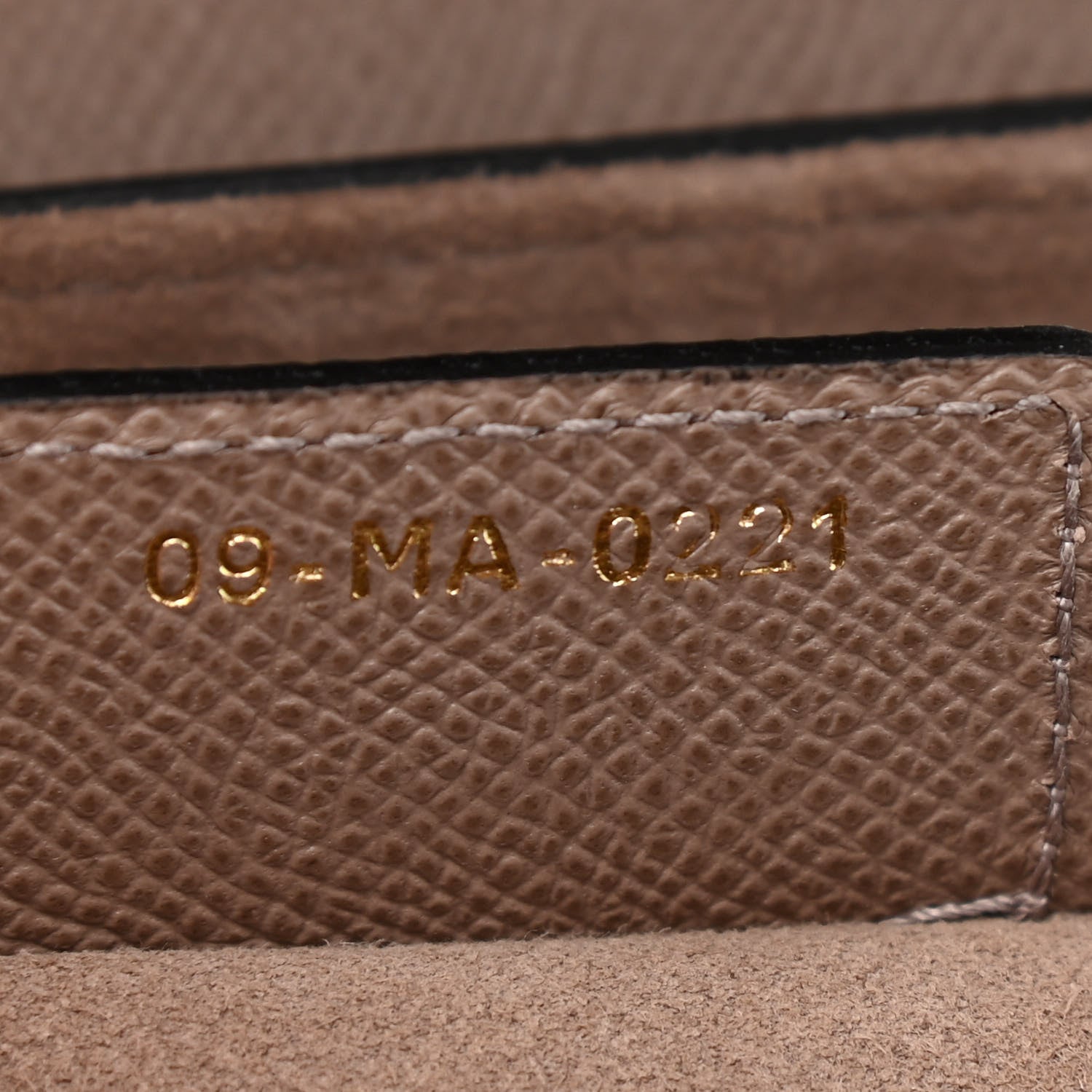 Christian Dior Grained Calfskin Saddle Bag Warm Taupe 7 of 9