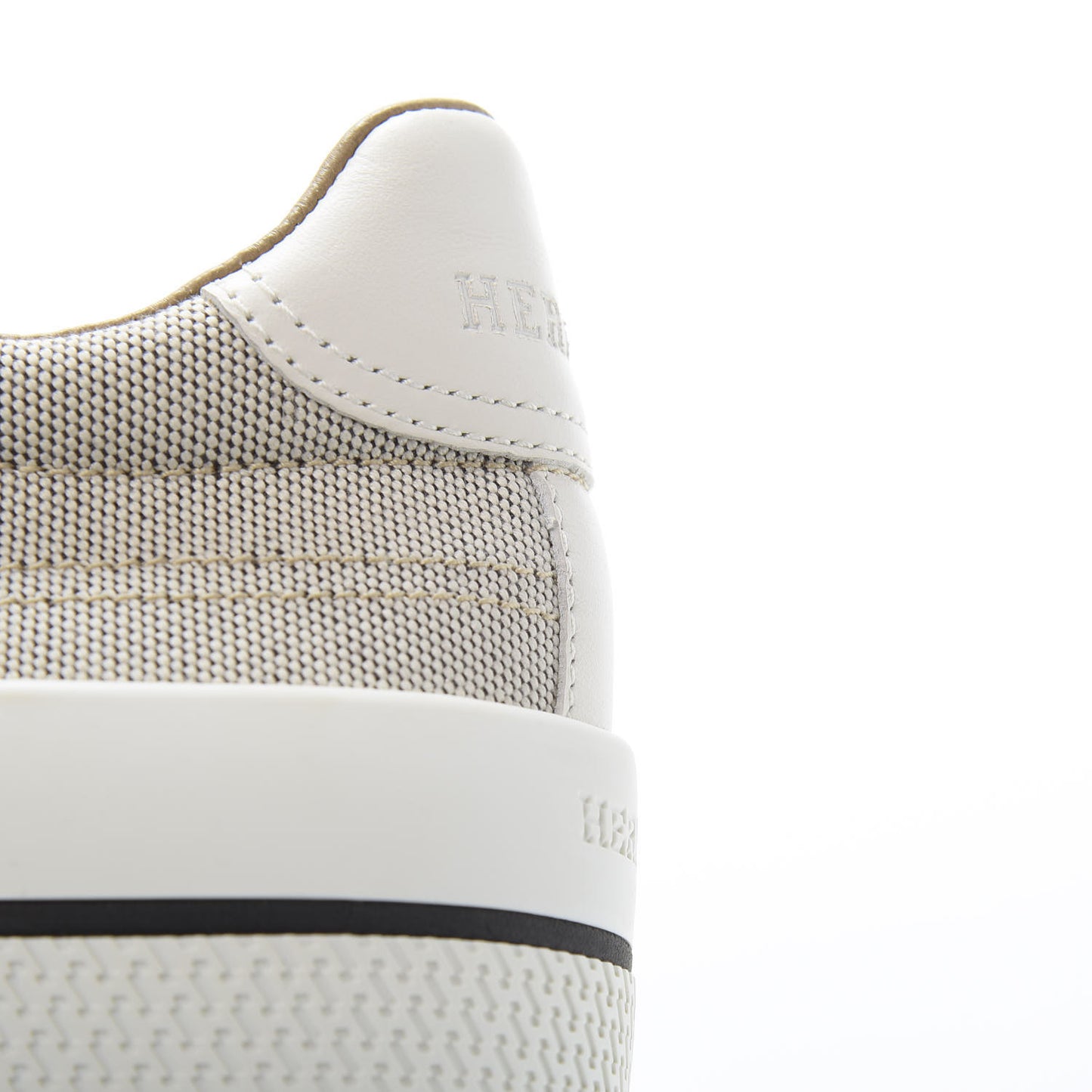 Canvas Calfskin Womens Voltage Sneakers 37 Prunoir White