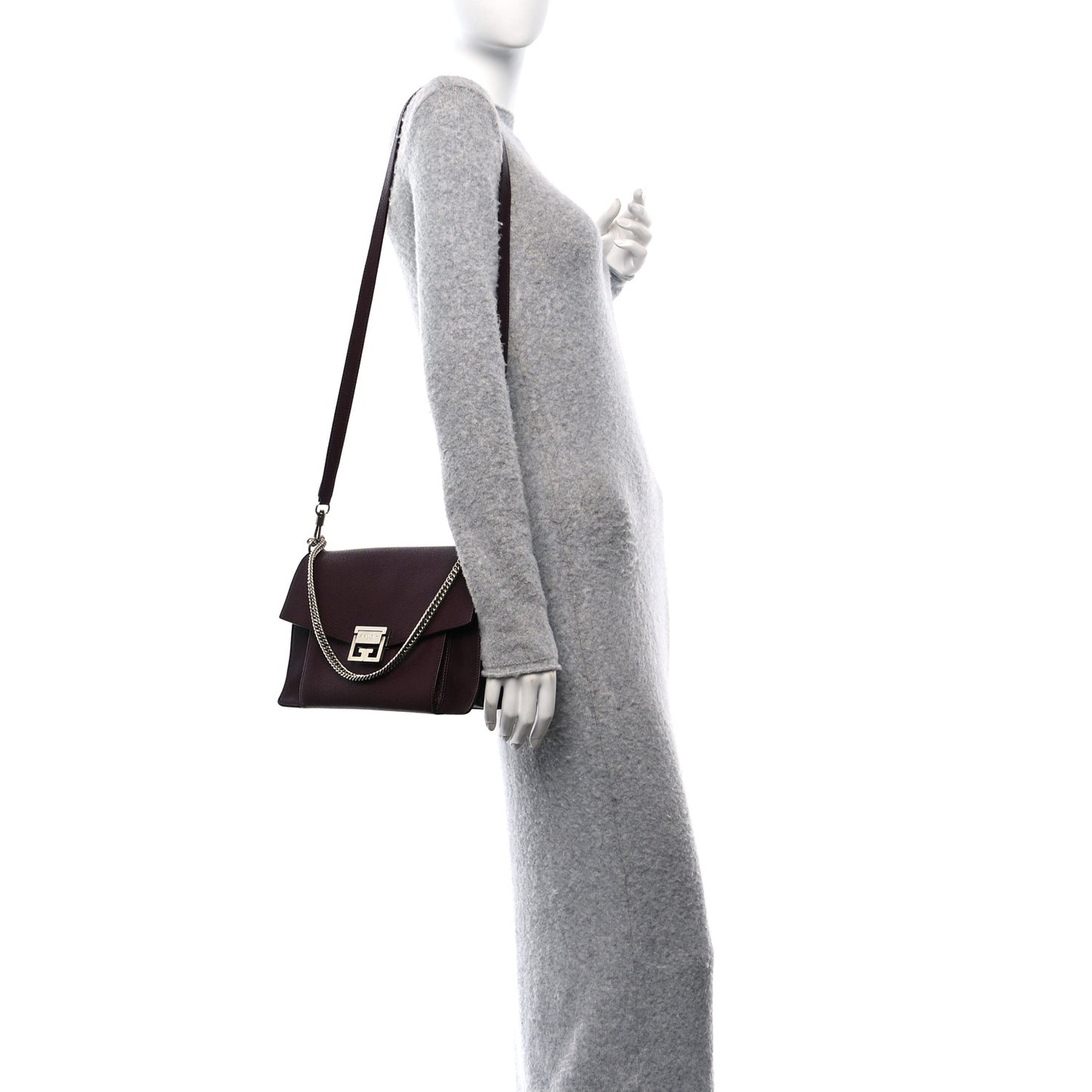 Goatskin Medium GV3 Flap Aubergine