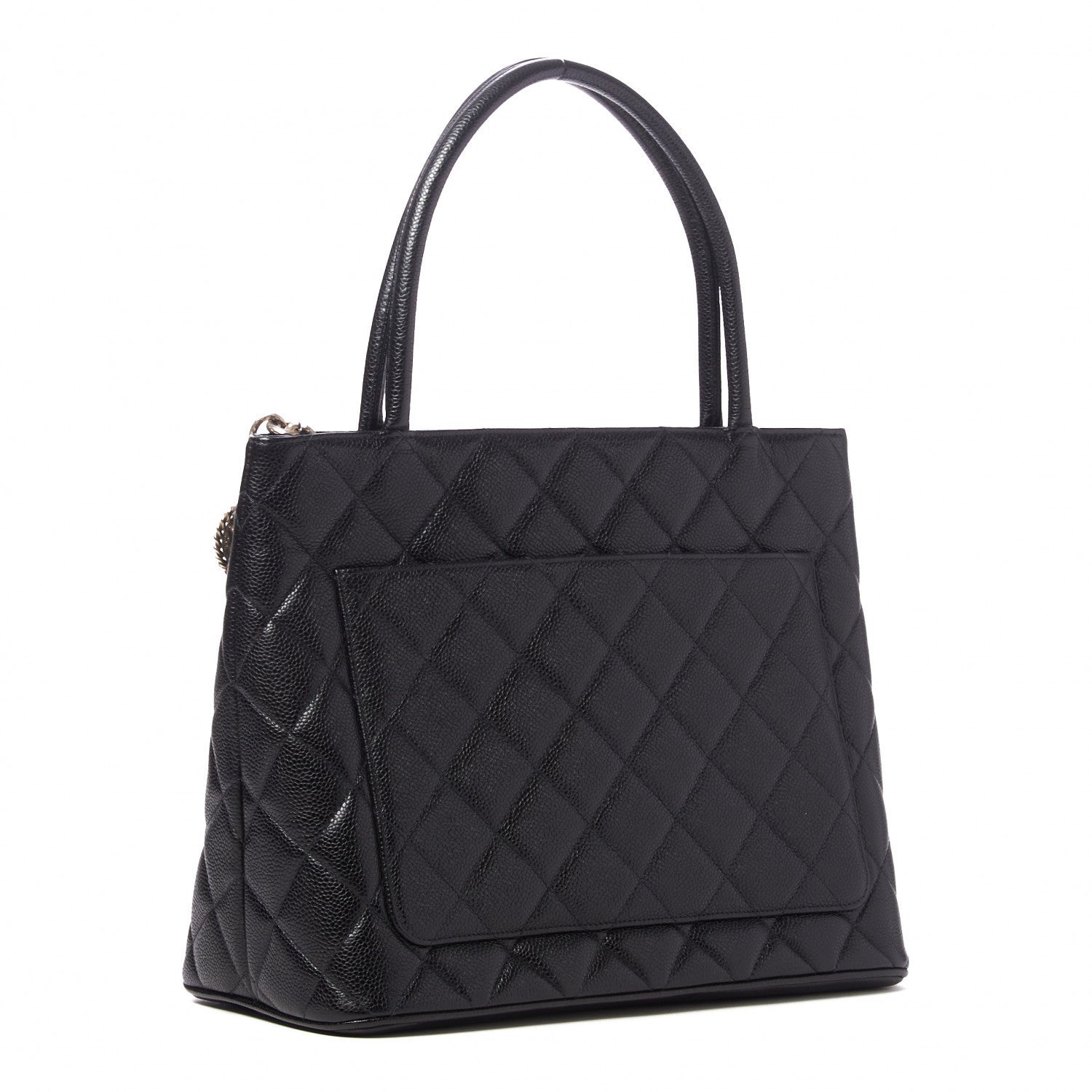 Chanel Caviar Quilted Medallion Tote Black 3 of 11