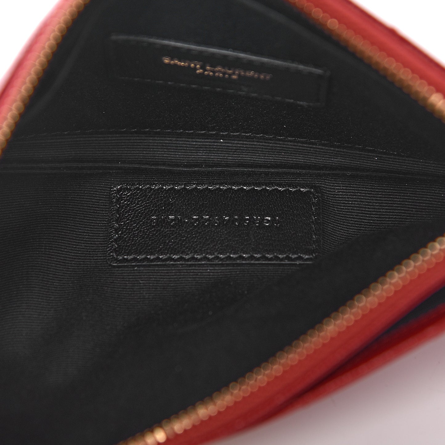 Grain De Poudre Chevron Monogram Bill Pouch Bandana Red