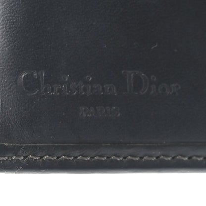 Christian Dior Monogram Compact Wallet Black 6 of 6