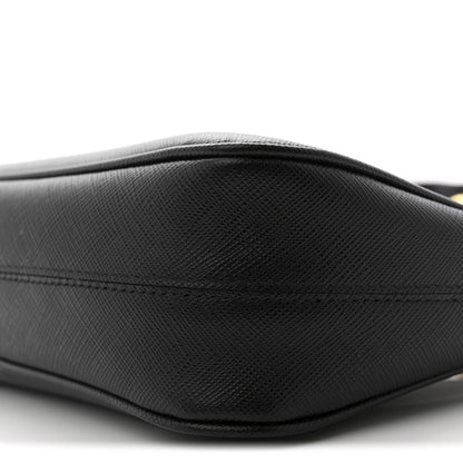 Prada Saffiano Lux Re-Edition 2005 Shoulder Bag Black 10 of 10