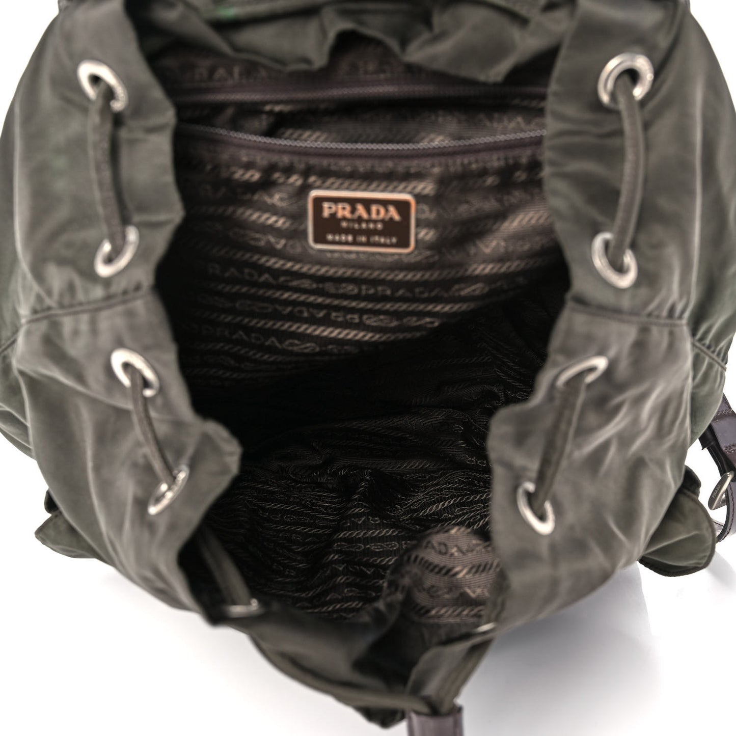 Nylon Vela Medium Backpack Mimetico