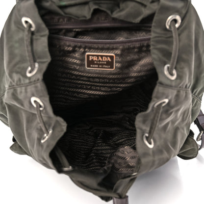 Prada Nylon Vela Medium Backpack Mimetico 4 of 11