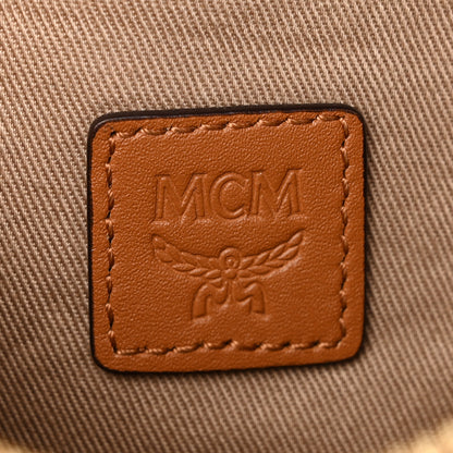 MCM Visetos X-Mini Aren Crossbody Bag Cognac 6 of 11