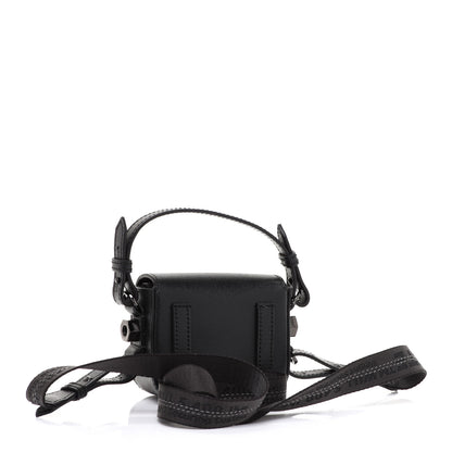Off-White Calfskin Logo Belt Bag Crossbody Black 4 of 12