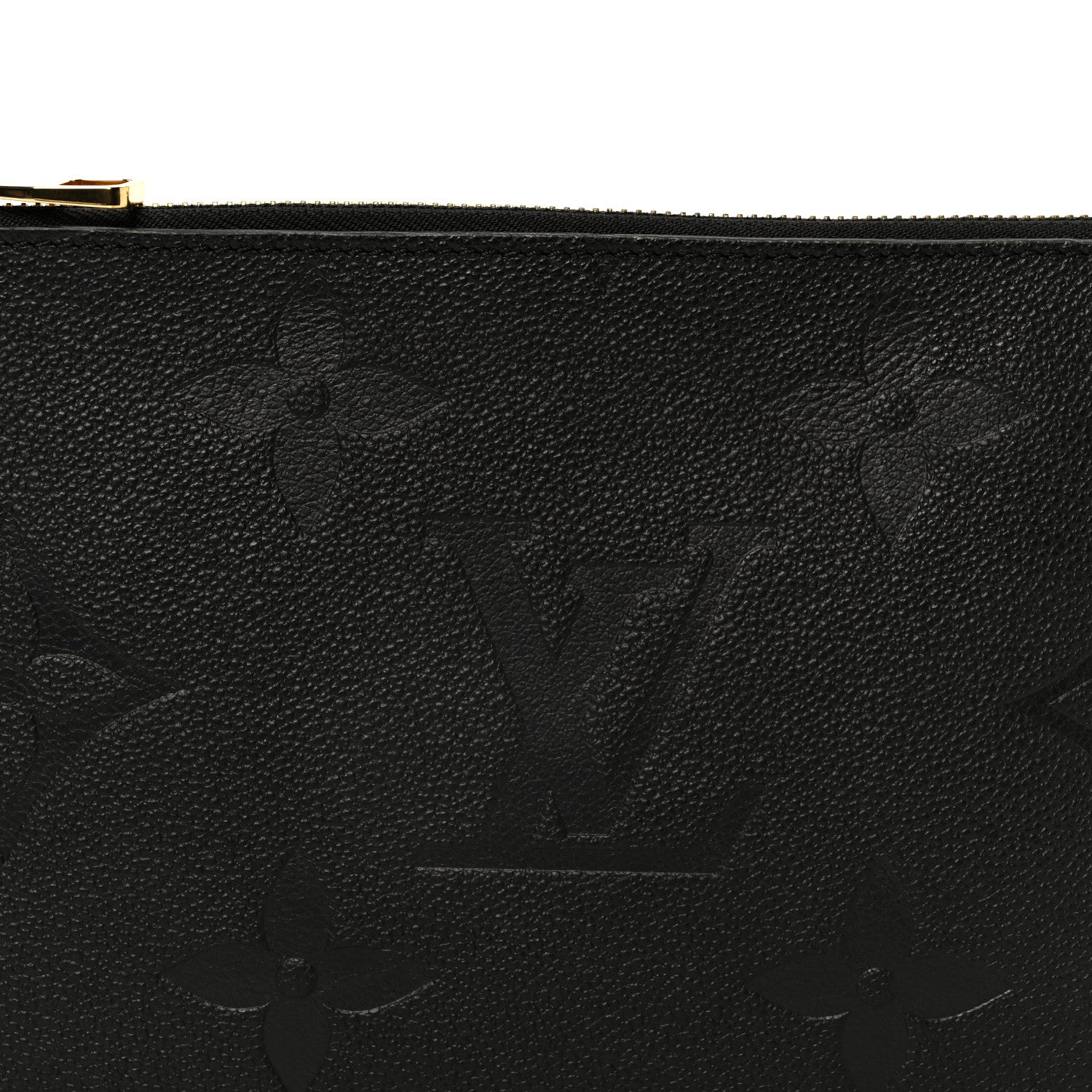Louis Vuitton Empreinte Monogram Giant Neverfull MM Pochette Black 6 of 7