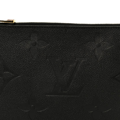 Louis Vuitton Empreinte Monogram Giant Neverfull MM Pochette Black 6 of 7