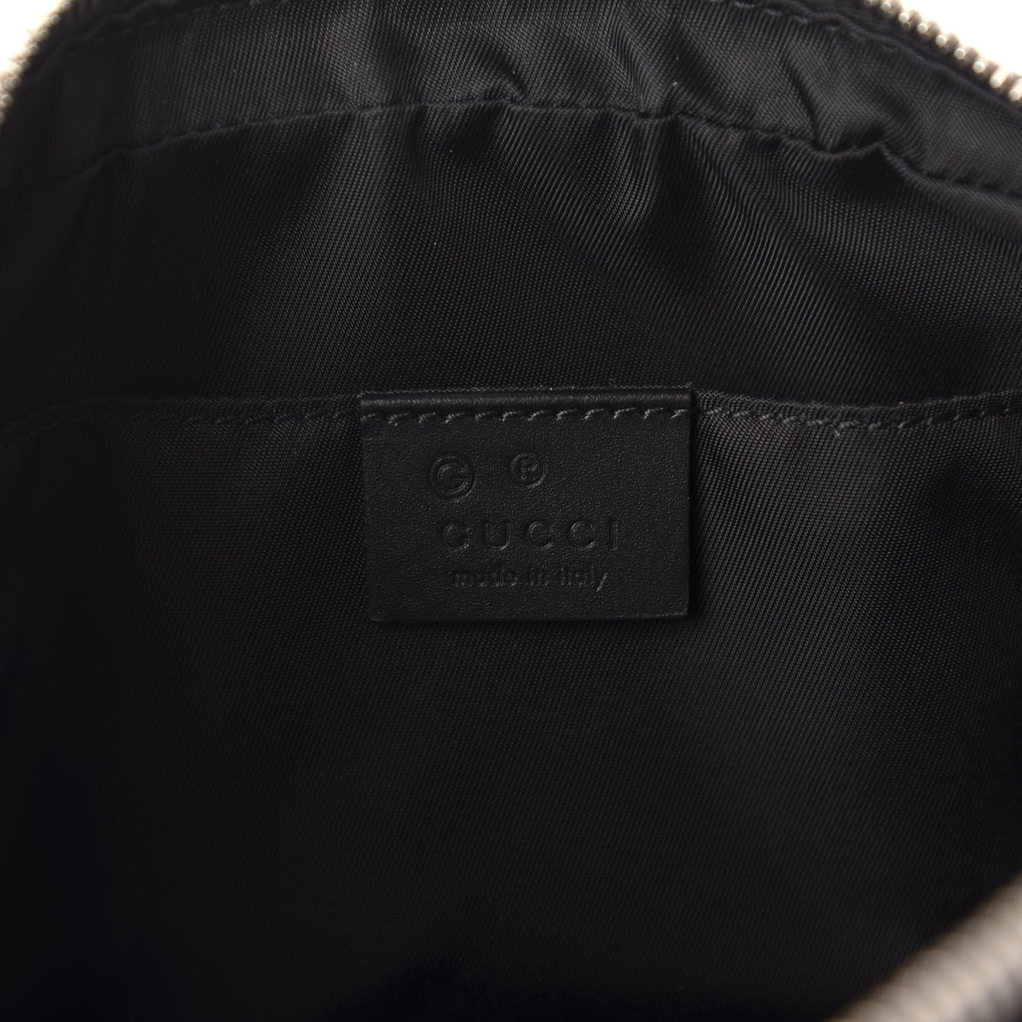 Canvas Web Slim Belt Bag Black