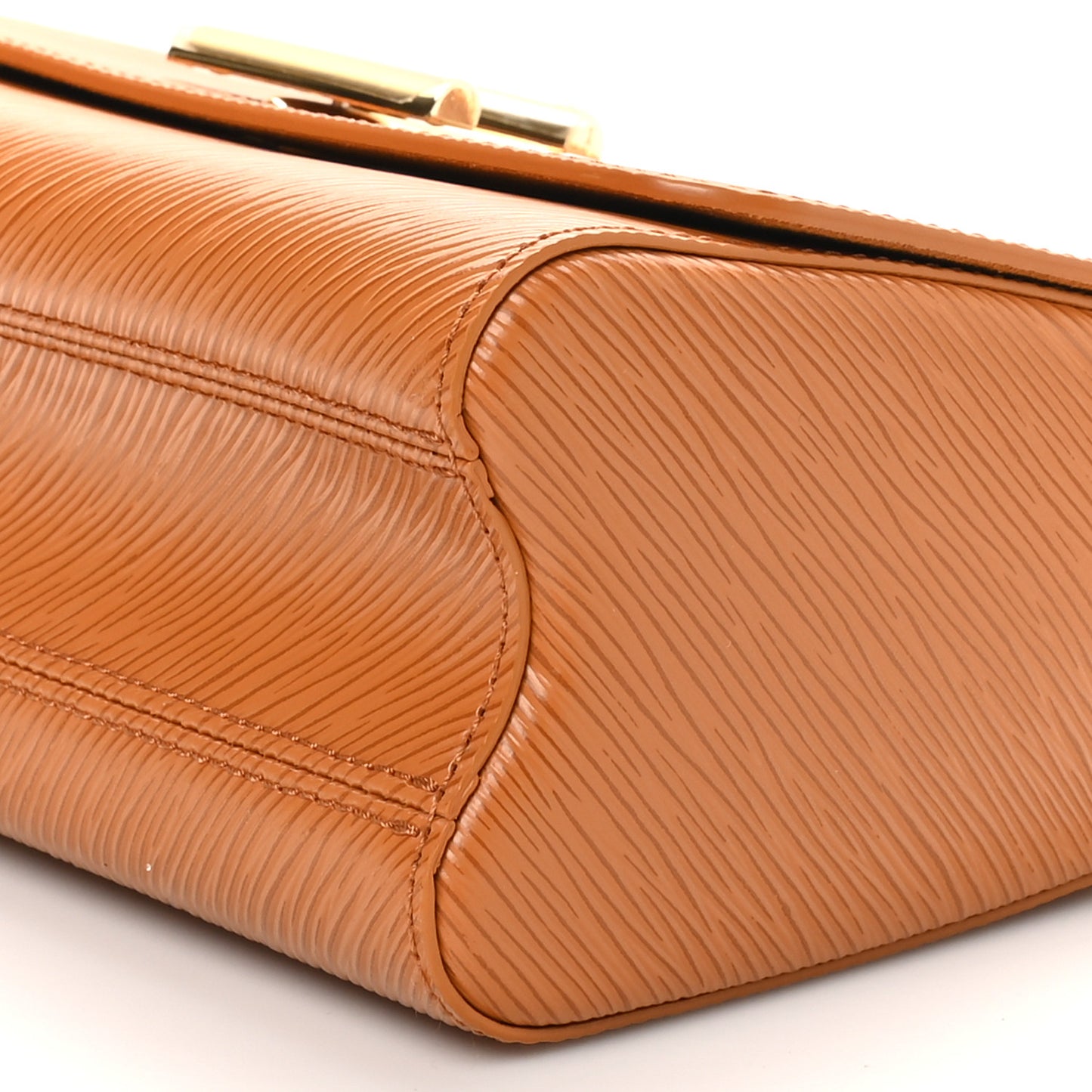 Epi Twist Shoulder Bag MM Gold Miel