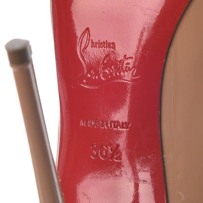 Christian Louboutin Patent So Kate 120 Pumps 36.5 Nude 7 of 9