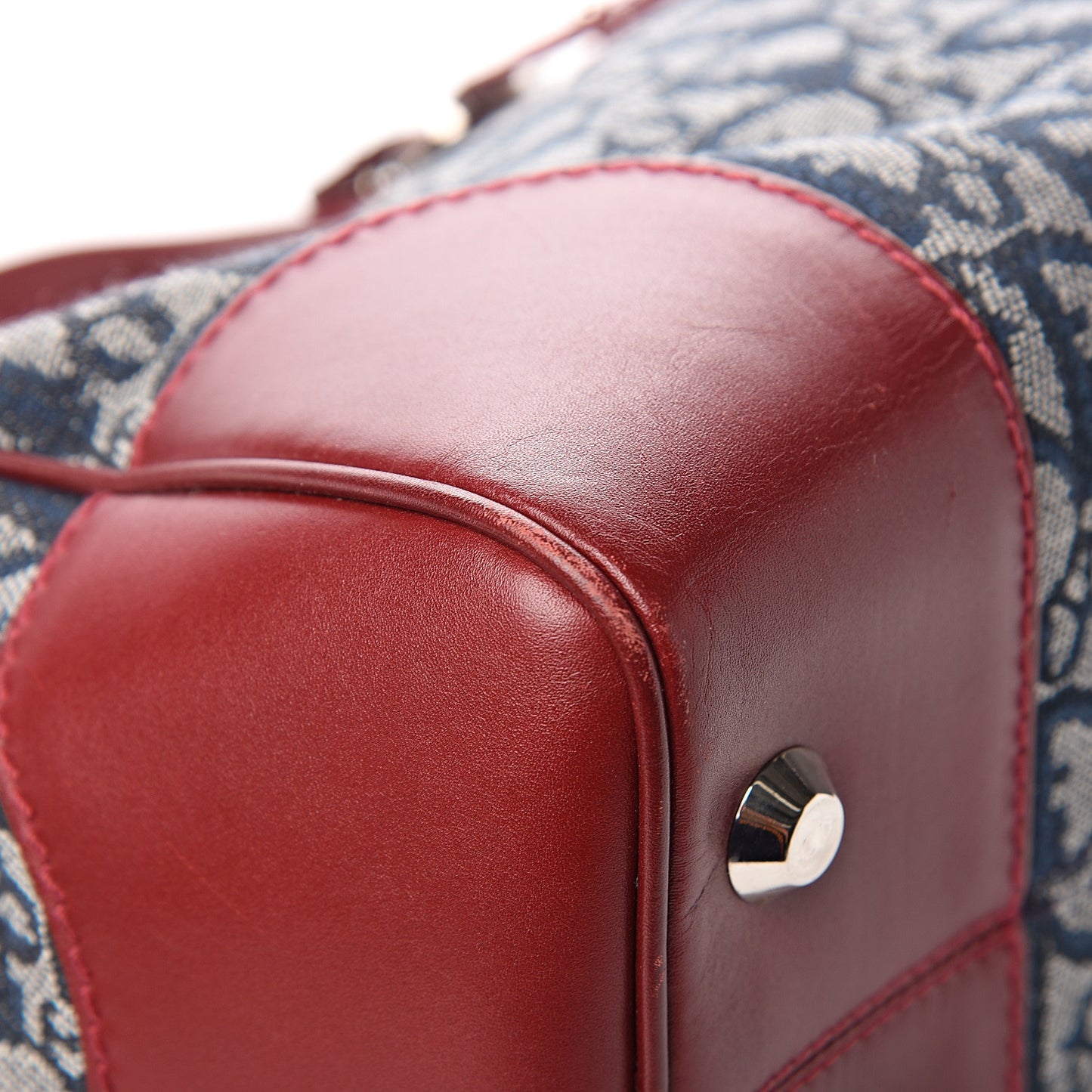 Monogram Boston Navy Red
