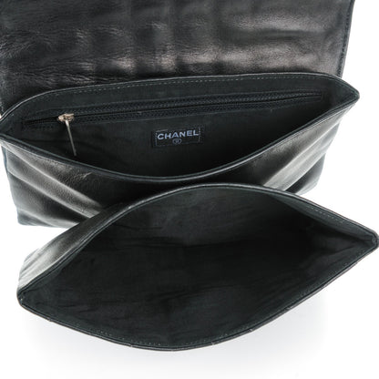 Chanel Lambskin Square Stitched Flap Black 5 of 8
