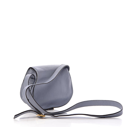 Chloe Calfskin Mini Marcie Round Crossbody Bag Washed Blue 3 of 10