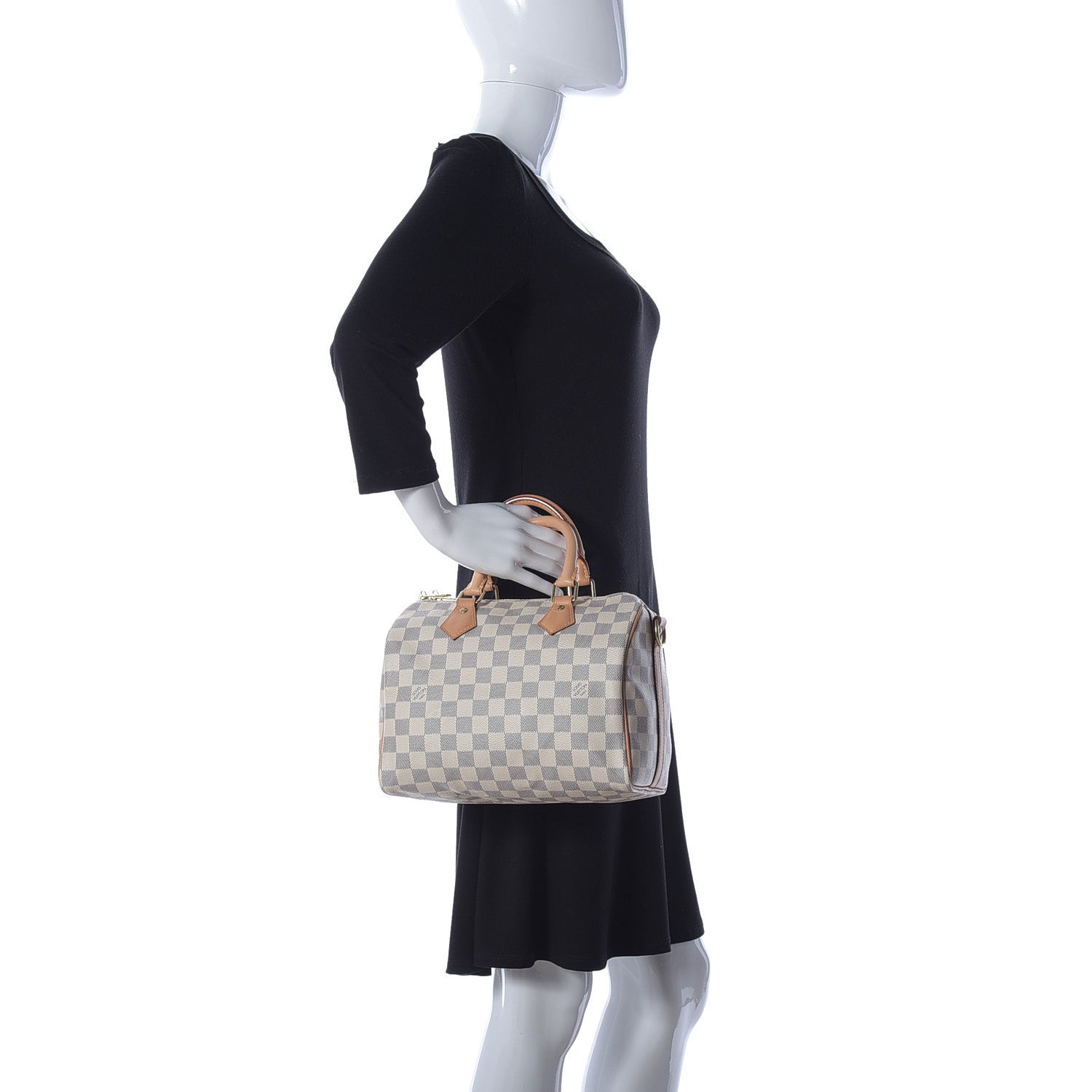 Louis Vuitton Damier Azur Speedy Bandouliere 25 2 of 10