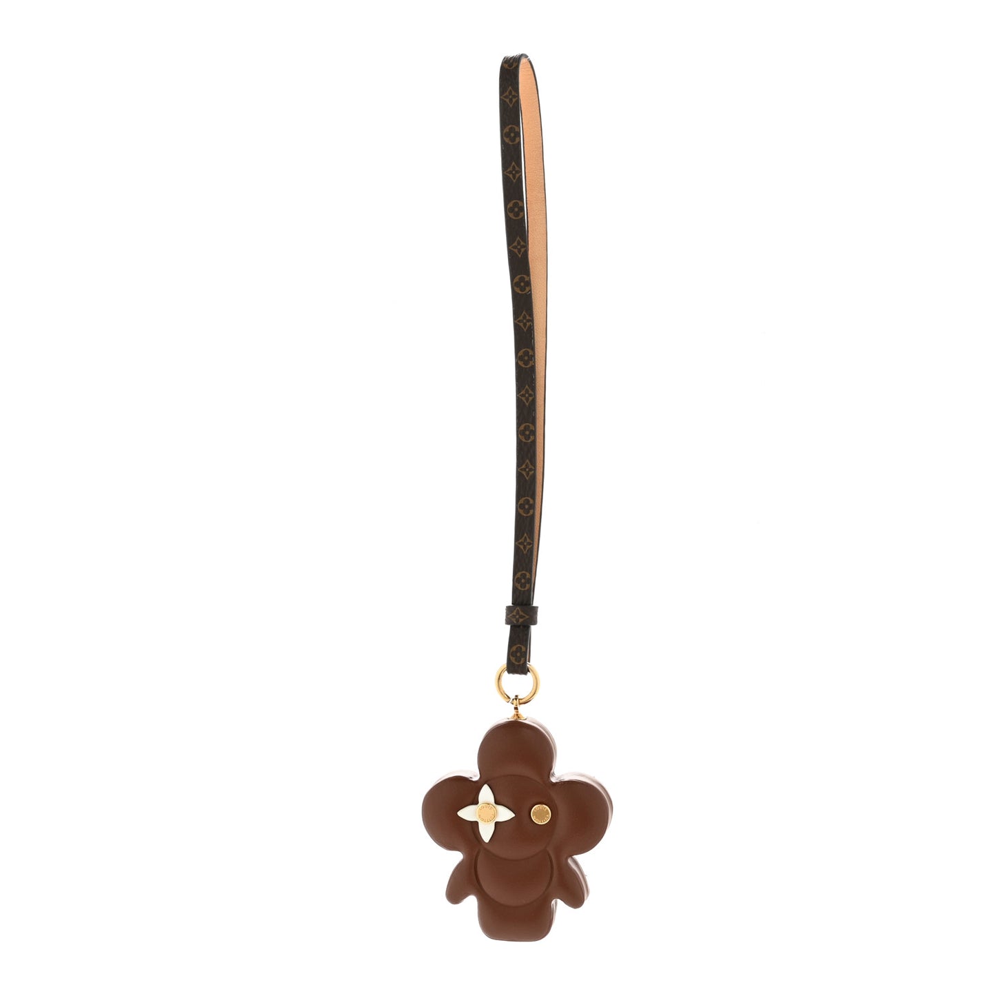 Monogram Vivienne Xmas Bag Charm Key Holder Brown