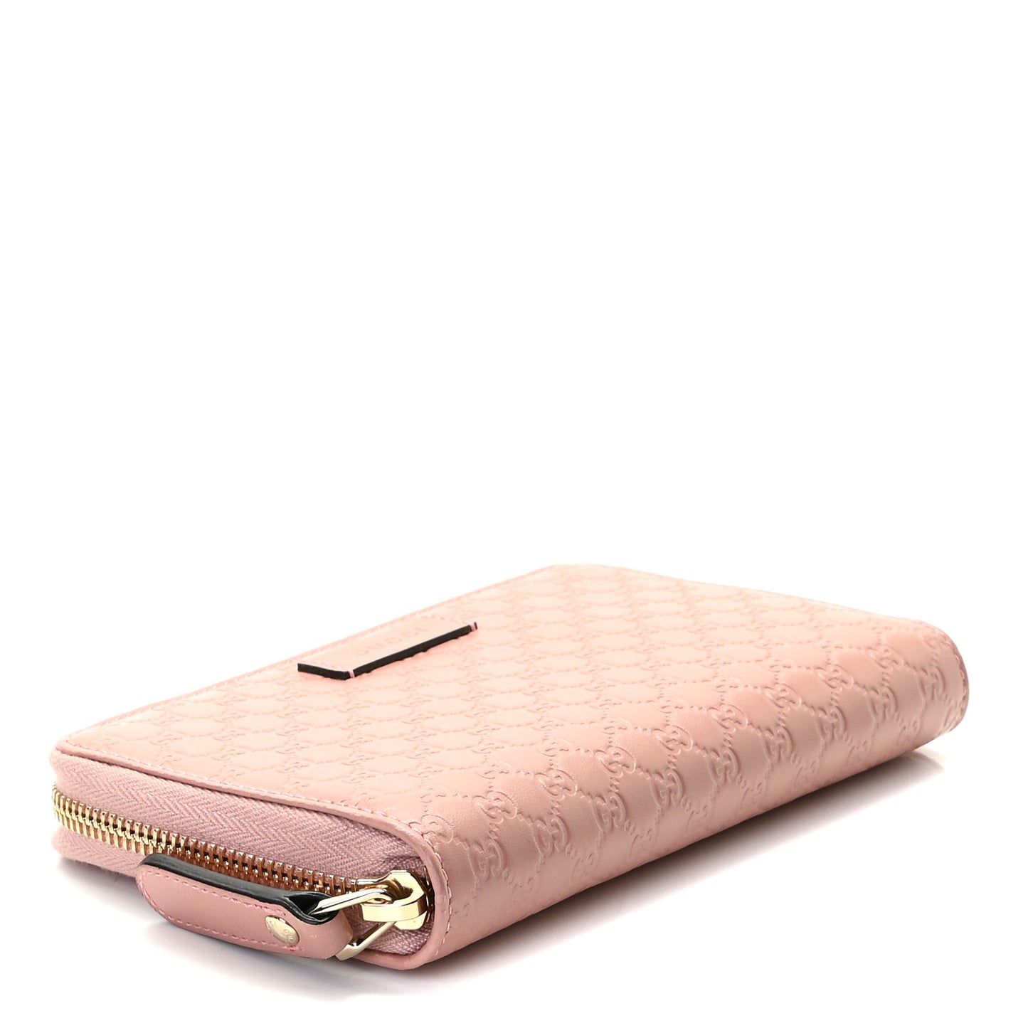 Soft Microguccissima Zip Around Organizer Wallet Soft Pink