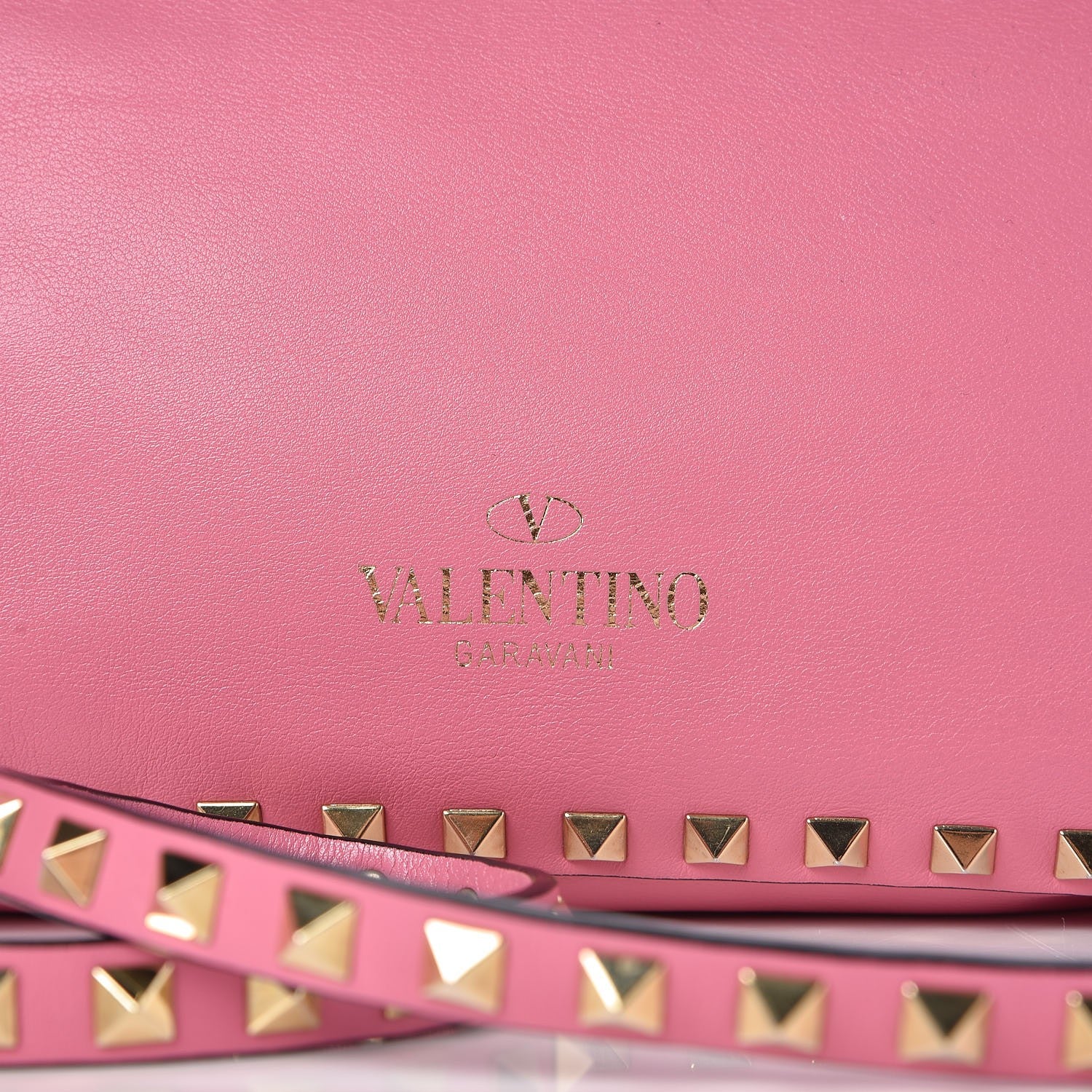 Valentino Garavani Vitello Small Rockstud Tote Ninphea 9 of 11
