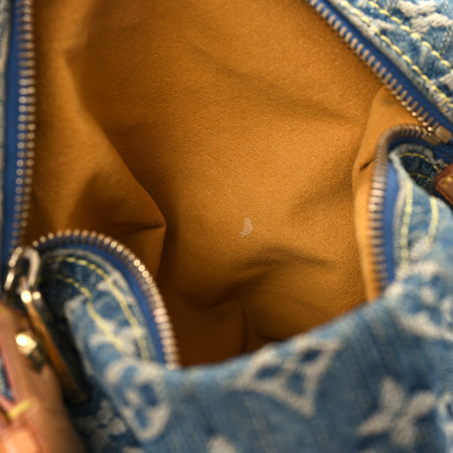 Louis Vuitton Monogram Denim Baggy PM Blue 9 of 14