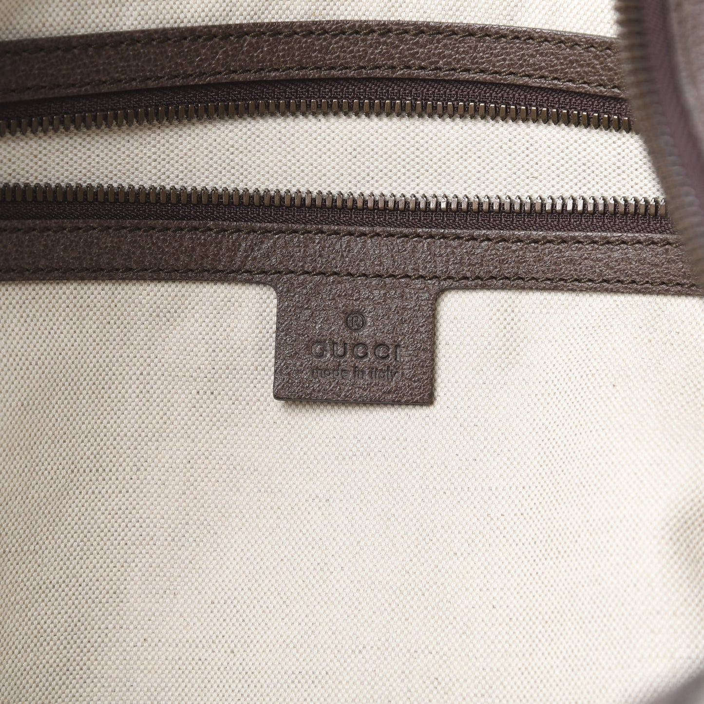 GG Supreme Monogram Textured Dollar Calfskin Web Large Savoy Duffle Bag Beige Ebony New Acero