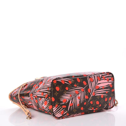 Louis Vuitton Monogram Jungle Dots Neo Neverfull MM Sugar Pink Poppy 4 of 7