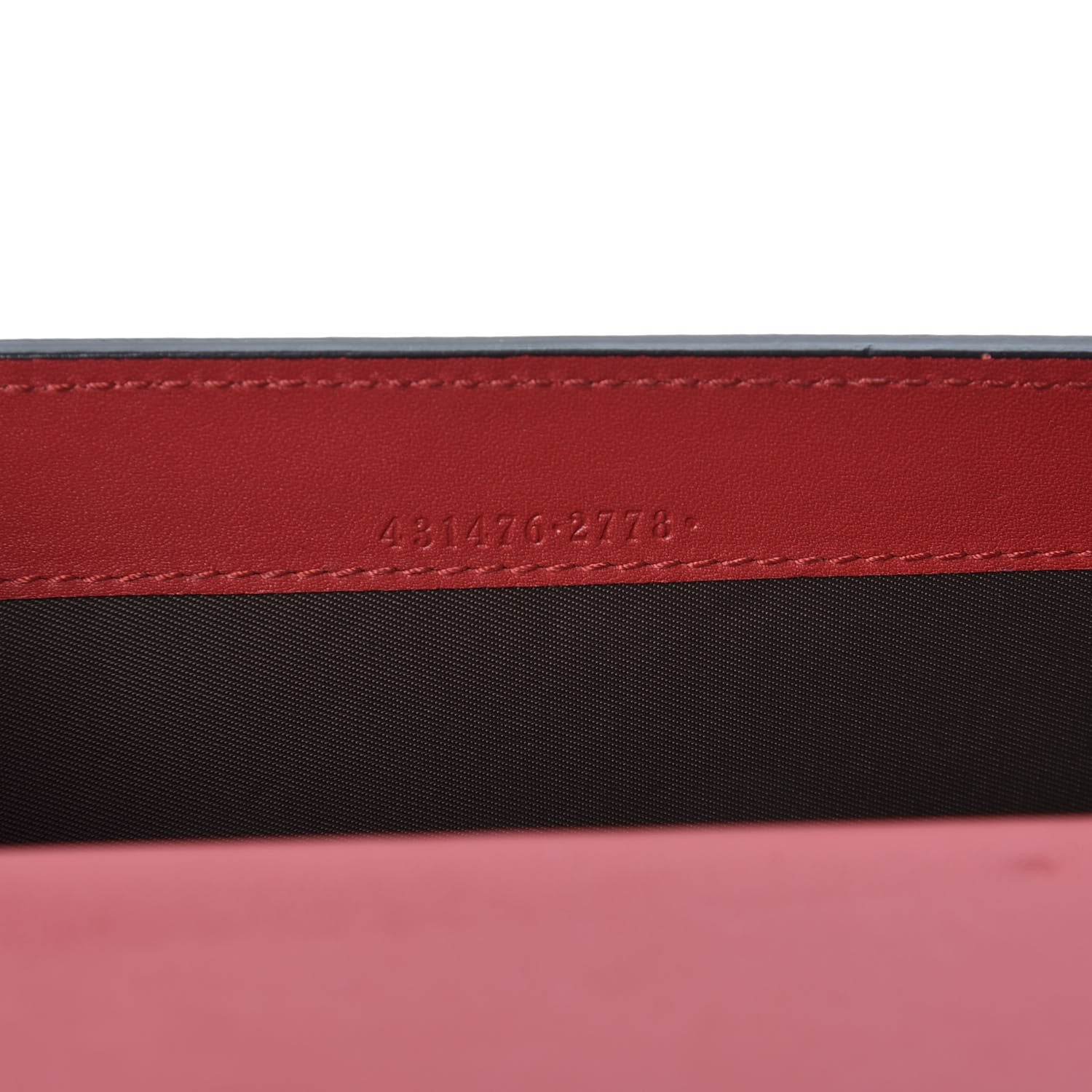 Gucci GG Supreme Monogram Mini Peony Pearly Clutch Red 8 of 10