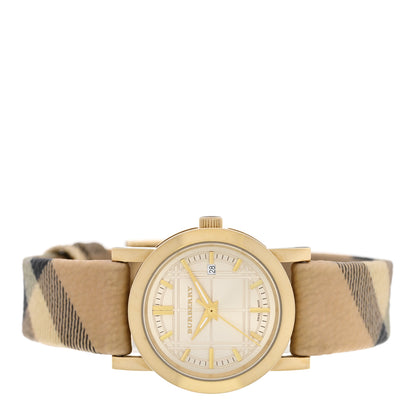 Burberry Stainless Steel Calfskin 28mm Nova Check Quartz Watch BU1399 2 of 4