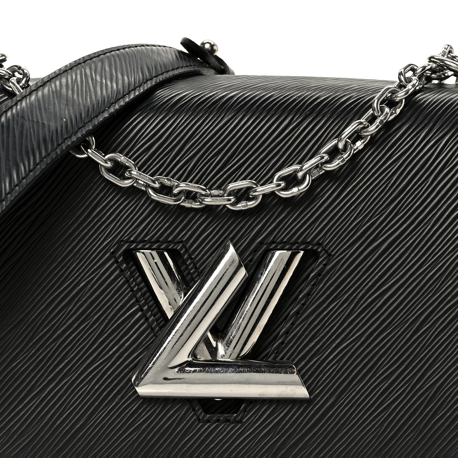 Louis Vuitton Epi Twist Shoulder Bag MM Black 6 of 9