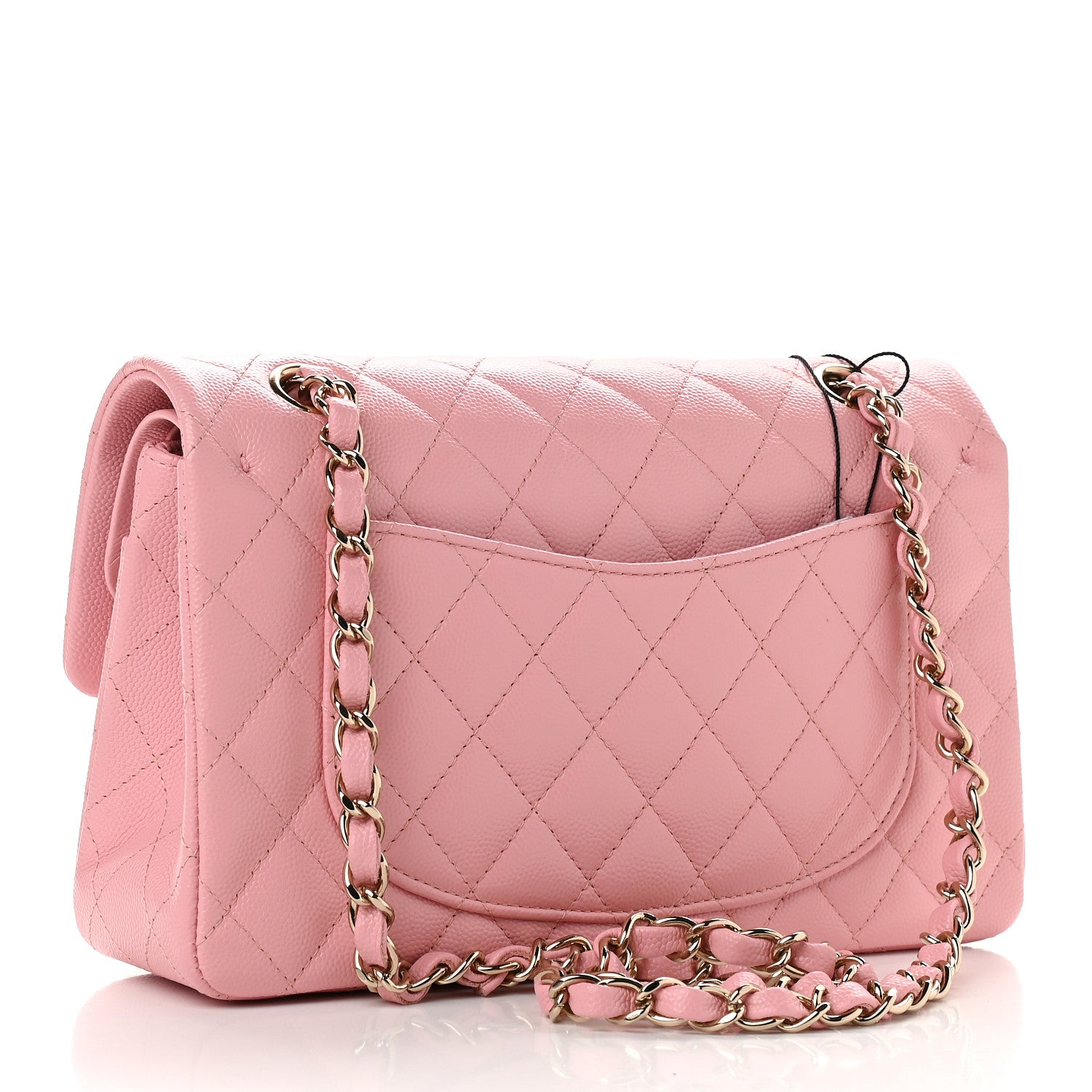 Chanel Caviar Quilted Small Double Flap Pink 3 of 11
