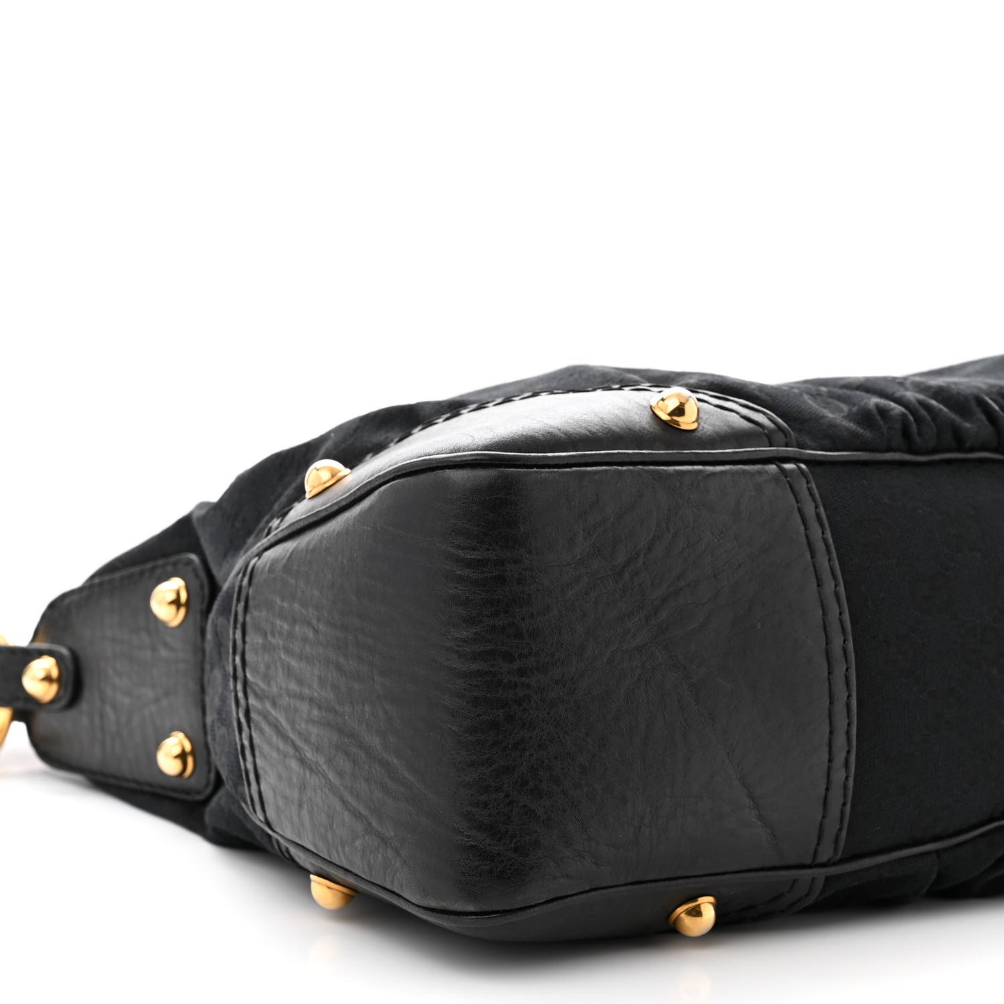 Monogram Medium Jockey Hobo Black