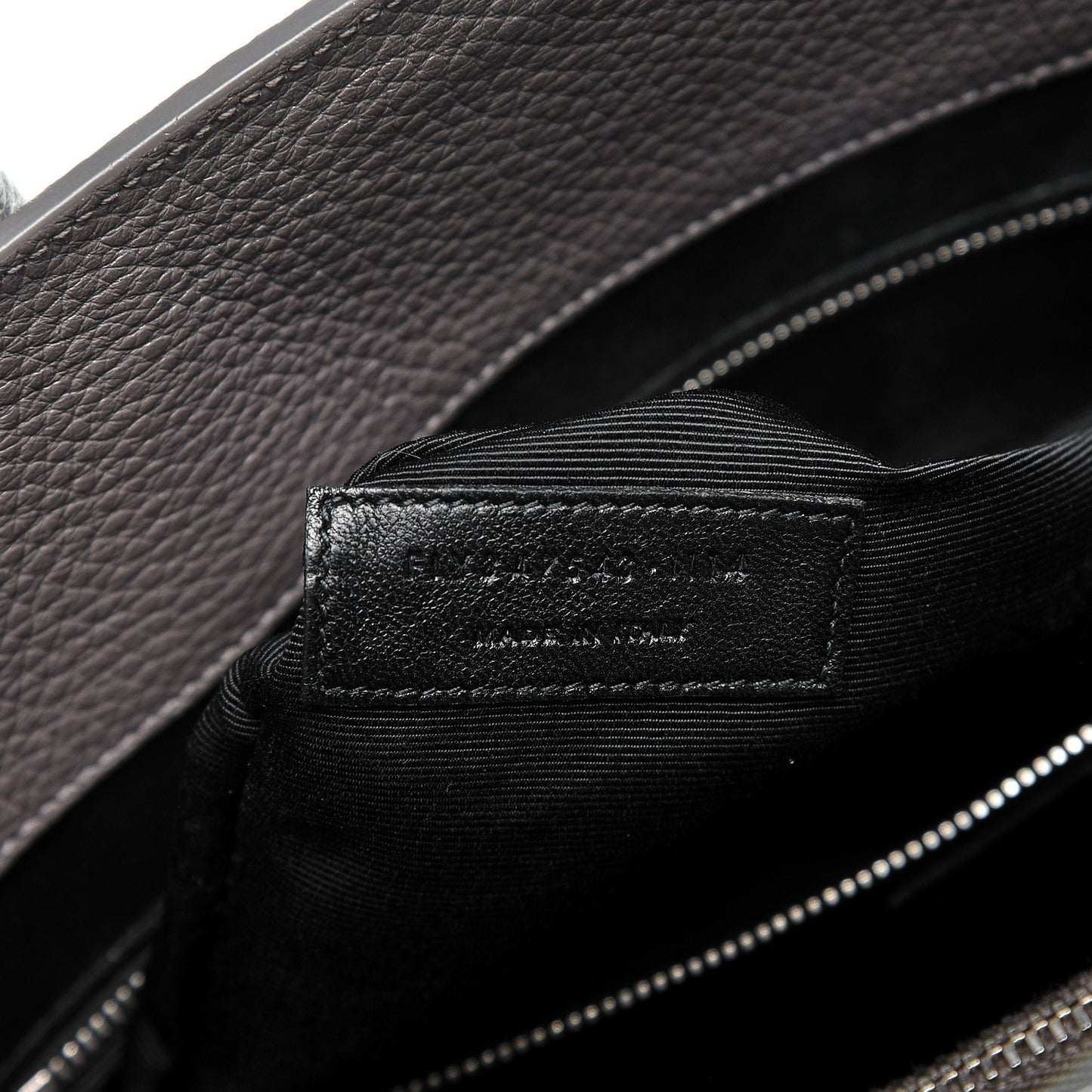 Grained Calfskin Large Sac de Jour Carryall Earth