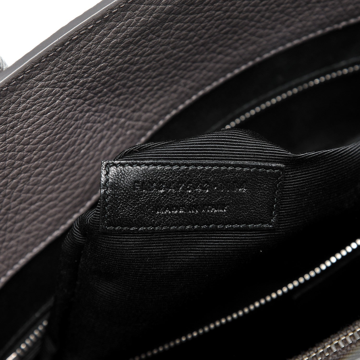 Saint Laurent Grained Calfskin Large Sac de Jour Carryall Earth 6 of 12